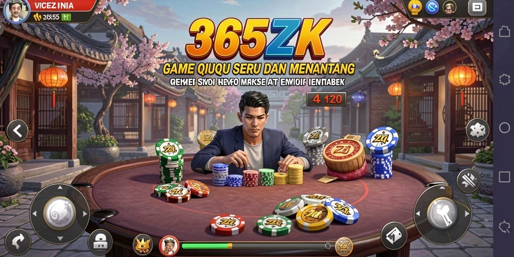 Tampilan gameplay QiuQiu yang menarik dan seru.