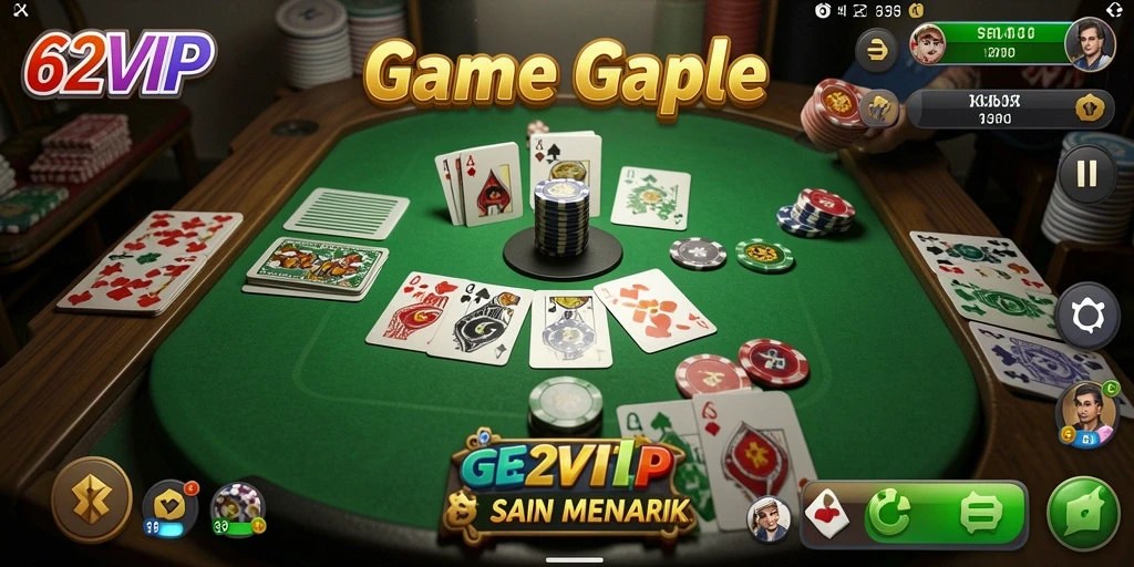Screenshot gameplay 62VIP yang menarik dan interaktif.