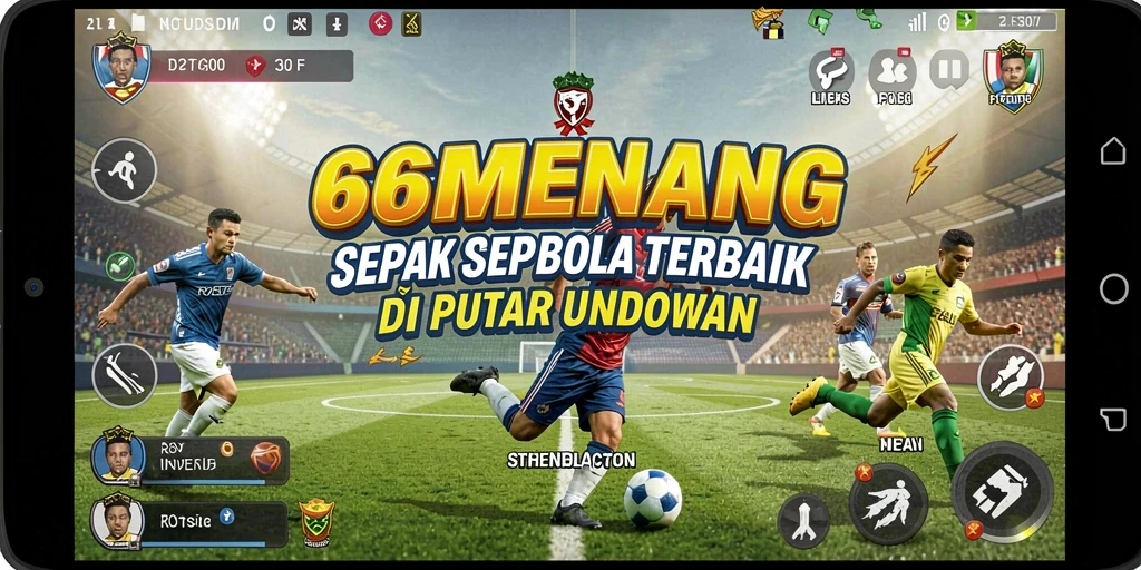 Screenshot gameplay 66MENANG yang menunjukkan aksi di lapangan.
