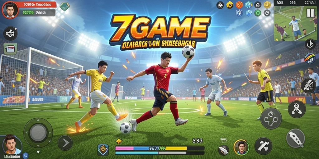 Tampilan seru gameplay 7GAME dalam olahraga yang kompetitif.