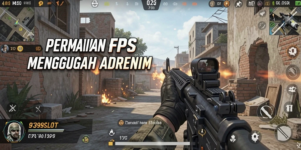 Gameplay seru dan mendebarkan dari 9399SLOT di dalam aksi FPS.