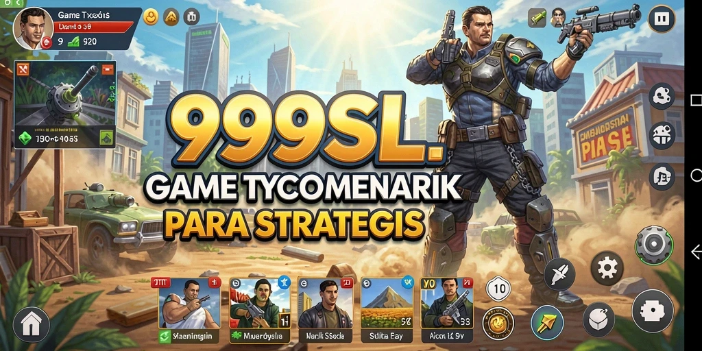 Tampilan gameplay seru dalam 99SL yang menunjukkan pengelolaan usaha.