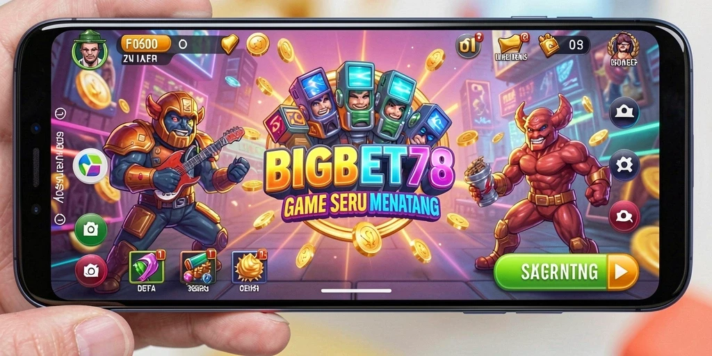 Tampilan gameplay seru di BIGBET78 dengan grafis menawan.