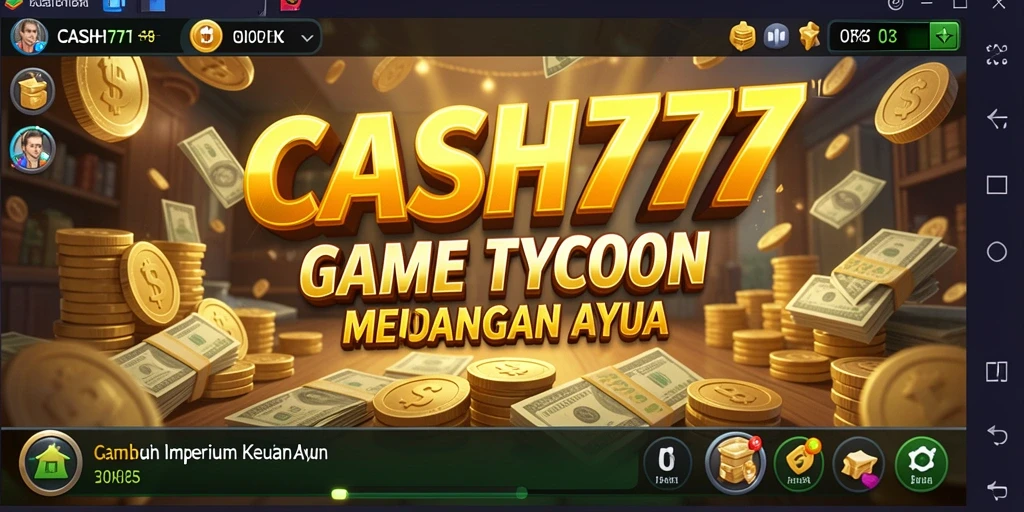 Tampilan gameplay CASH777 yang mengesankan dan strategis.