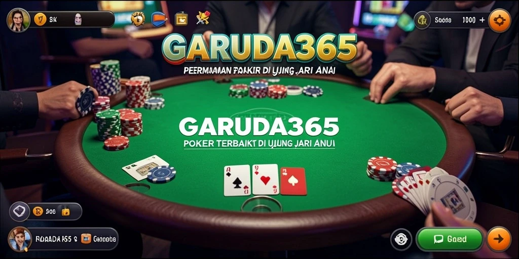 Tampilan menarik dari gameplay Poker di GARUDA365 yang memikat.