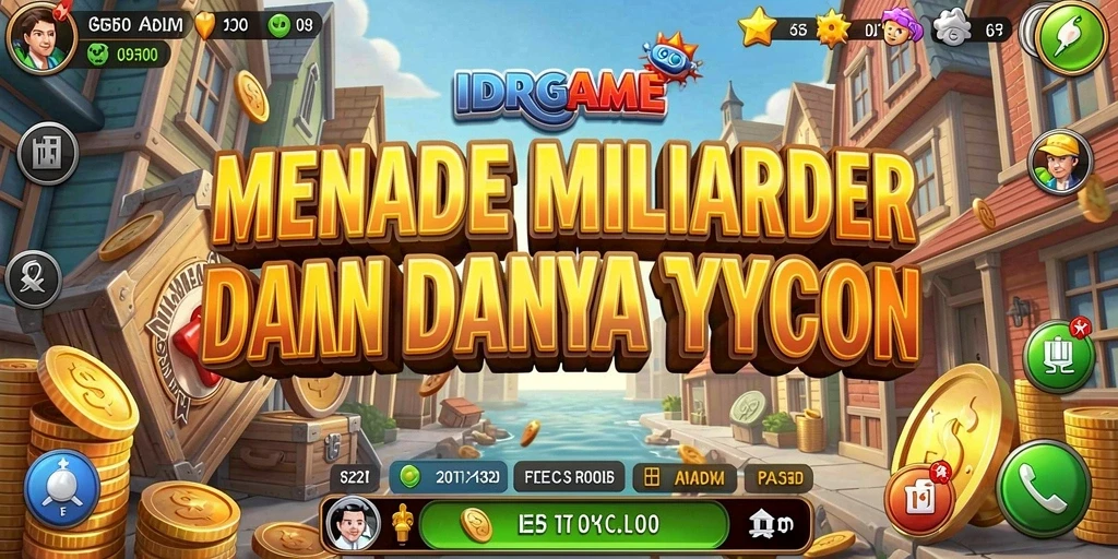 Tampilan gameplay menampilkan strategis membangun bisnis dalam IDRGAME.