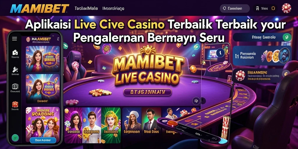 Tampilan gameplay Live Casino yang menarik dan mendebarkan di MAMIBET.