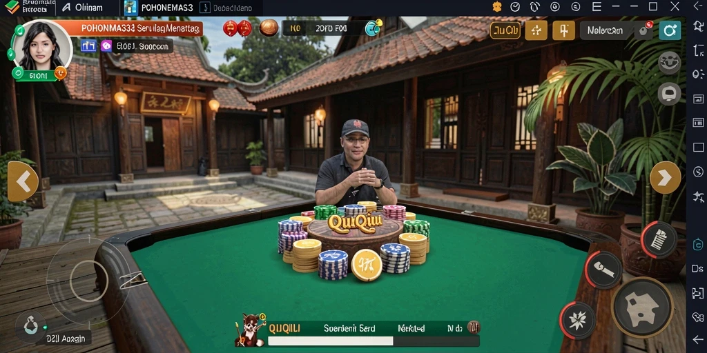 Tangkapan layar gameplay seru dari POHONEMAS33.