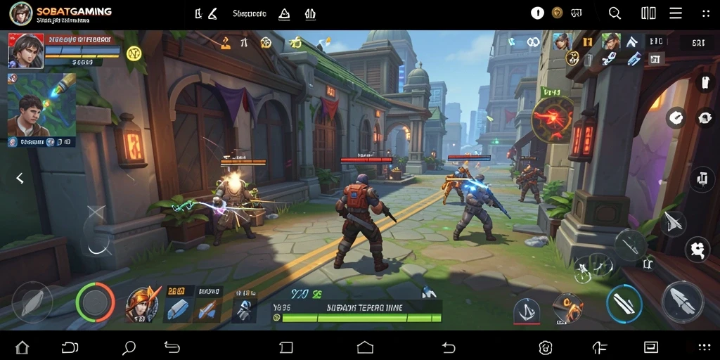 Tampilan gameplay SOBATGAMING yang mendebarkan dan penuh strategi.