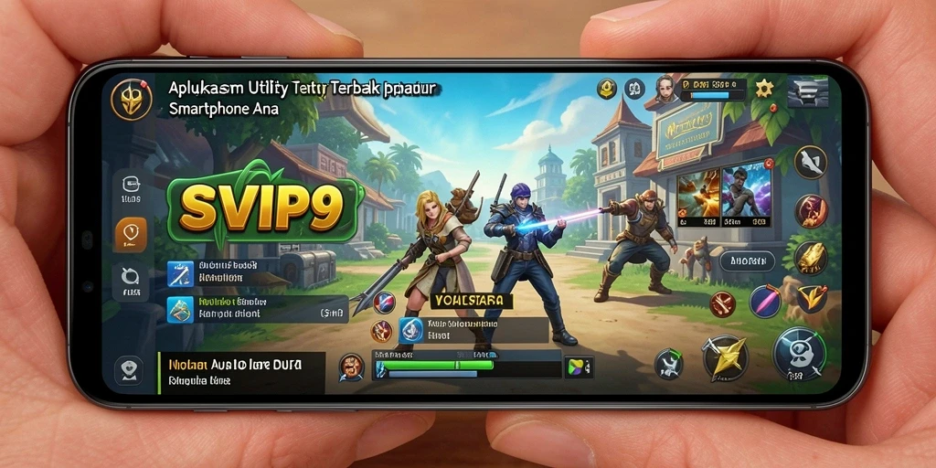 Tampilan antarmuka SVIP9 yang intuitif dan menarik.