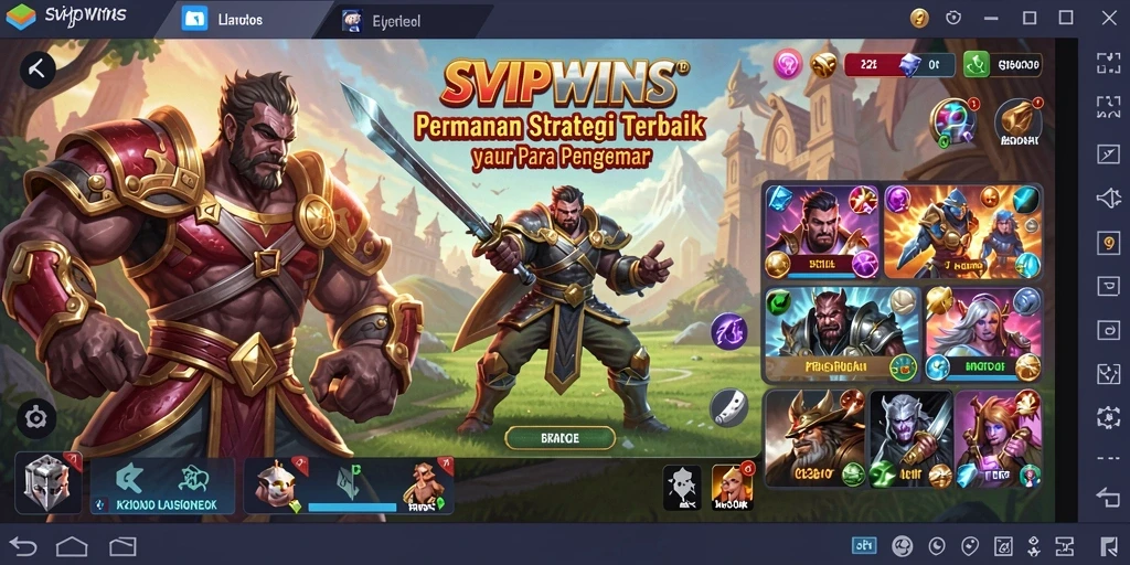 Tampilan menarik dalam permainan strategi SVIPWINS.