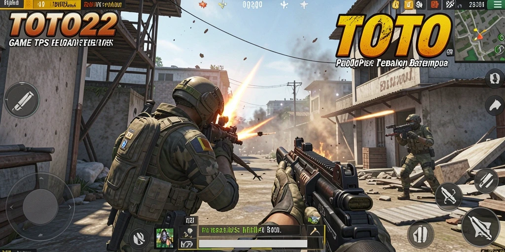 Tampilan gameplay seru dari TOTO22 dengan aksi tembak-menembak yang mendebarkan.