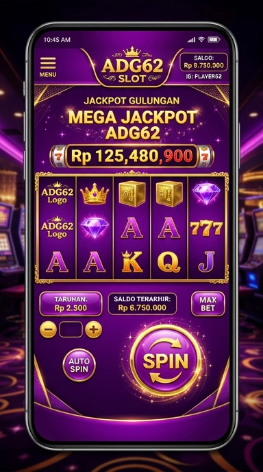 Screenshot aplikasi adg62 yang menampilkan antarmuka pengguna yang intuitif.